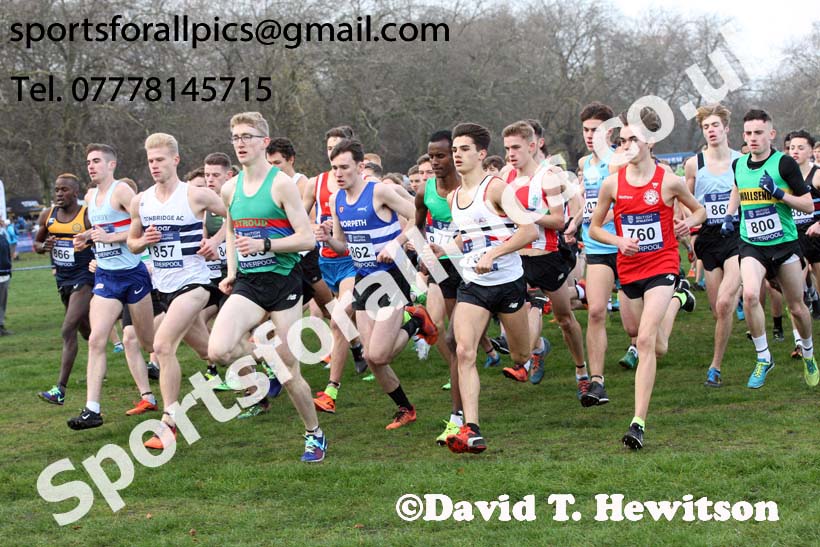Mens junior British Athletics Liverpool Cross Challenge, Sefton Park, Liverpool. Photo:  David T. Hewitson/Sports for All Pics